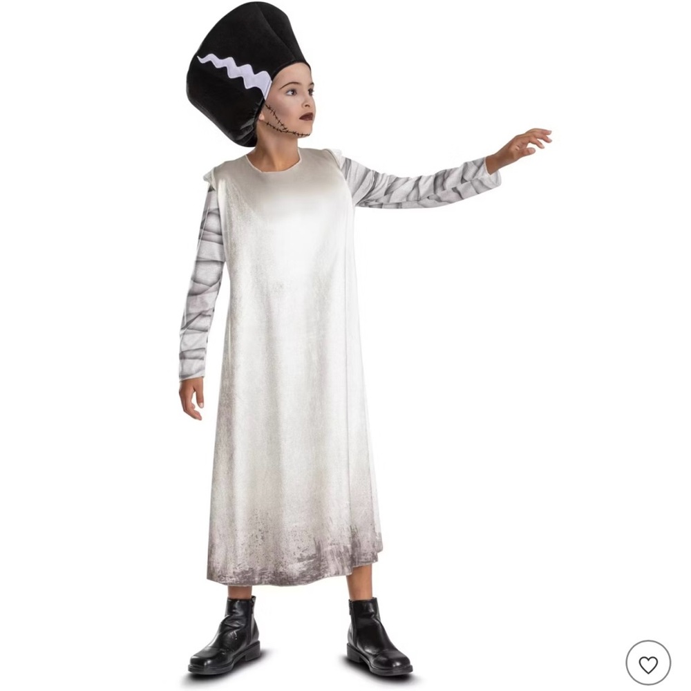 NBCUniversal Studios Monsters Bride of Frankenstein Girls' Classic Costume Dress